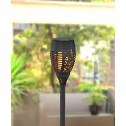 Luminaires Rustiques-Luminaires Globo Lighting lampe solaire Globo SOLAR LED Noir, 1 lumière