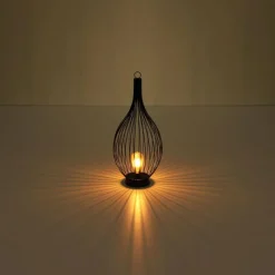 Luminaires Rustiques-Luminaires Globo Lighting lampe solaire Globo SOLAR LED Noir, 1 lumière