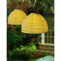 Lampes En Tissu-Luminaires Globo Lighting lampe solaire Globo SOLAR HL LED Crème, 1 lumière