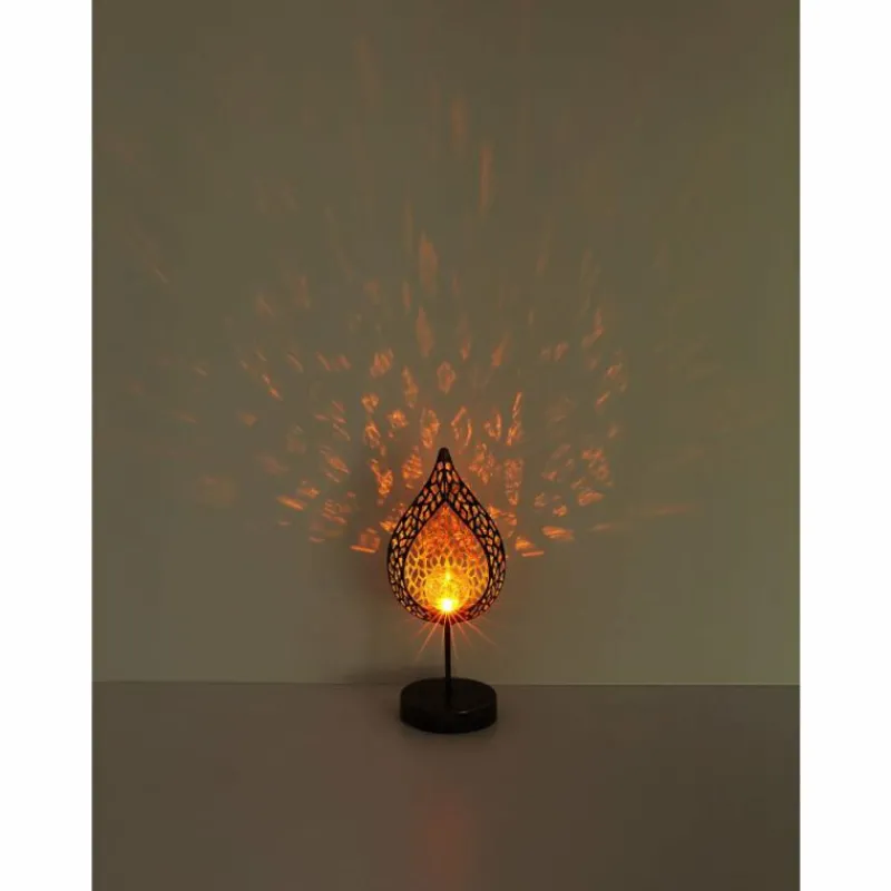 Luminaires Rustiques-Luminaires Globo Lighting lampe solaire Globo SOLAR LED Ancien, Or, 1 lumière