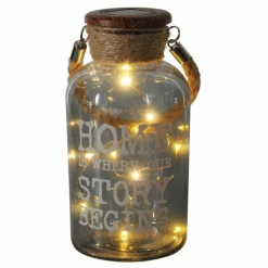 Luminaires Rustiques-Luminaires Globo Lighting lampe solaire Globo SOLAR LED Bois foncé, 10 lumières