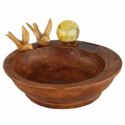 Luminaires Rustiques-Luminaires Globo Lighting lampe solaire Gobo VOGELTRÄNKE LED Brun, Blanc, 1 lumière