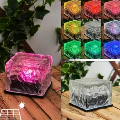 hofstein lampe solaire Gressela LED Noir, Blanc, 1 lumière, Changeur de couleurs