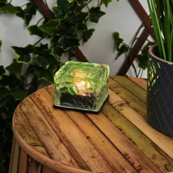 hofstein lampe solaire Gressela LED Noir, Blanc, 1 lumière, Changeur de couleurs