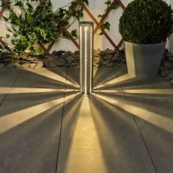 hofstein lampe solaire Hankinson LED Argenté, 1 lumière