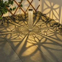 hofstein lampe solaire Hankinson LED Gris, Noir, Argenté, 1 lumière