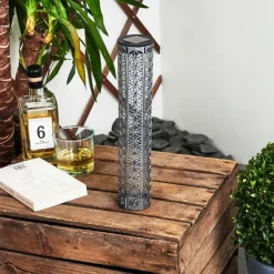 hofstein lampe solaire Hankinson LED Gris, Noir, Argenté, 1 lumière