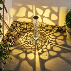 hofstein lampe solaire Hankinson LED Noir, Argenté, 1 lumière