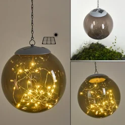 hofstein lampe solaire Horsens LED Blanc, 1 lumière