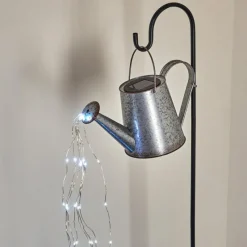 Lampes Vintages & Rétros-hofstein lampe solaire Isernia LED Noir, 80 lumières