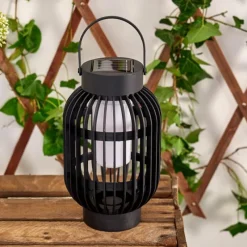 hofstein lampe solaire Joinville LED Noir, 1 lumière