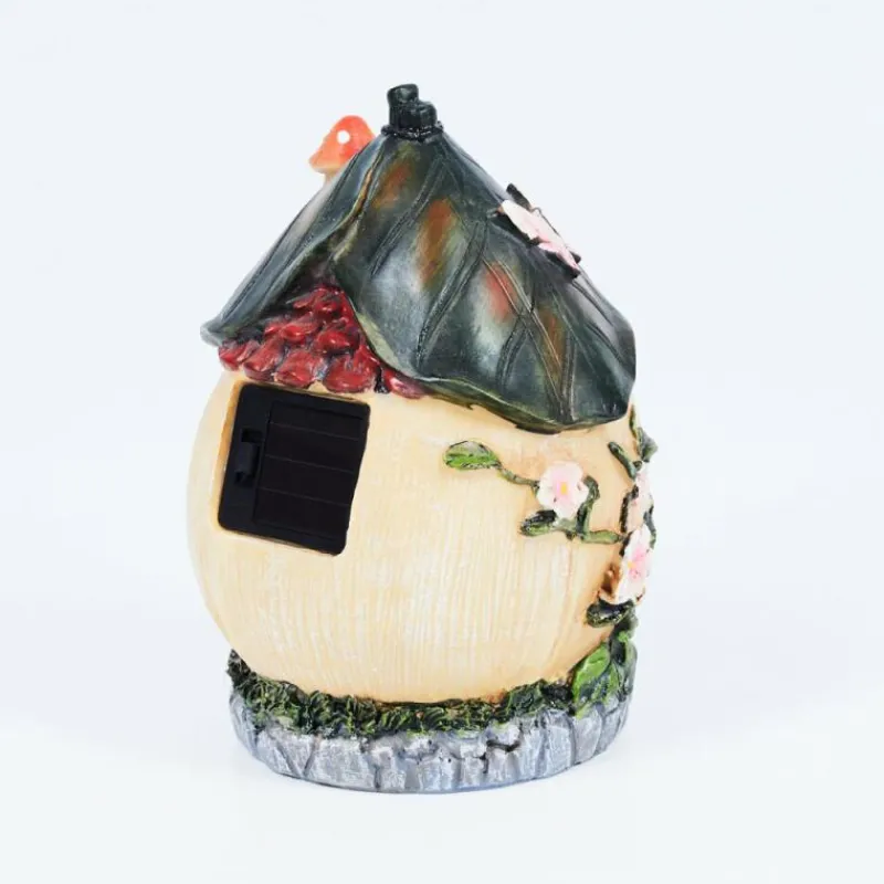 Luminaires Rustiques-hofstein lampe solaire Katiao LED Brun, Gris, Orange, Rose, Rouge, 1 lumière