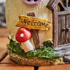 Luminaires Rustiques-hofstein lampe solaire Katiao LED Brun, Orange, Rose, Rouge, 1 lumière