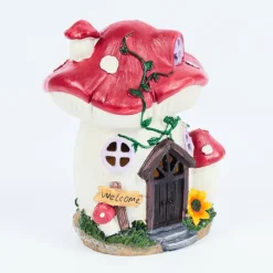 Luminaires Rustiques-hofstein lampe solaire Katiao LED Brun, Orange, Rose, Rouge, 1 lumière