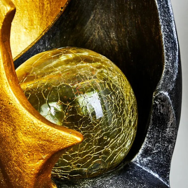 Lampes Dorées-hofstein lampe solaire Kolo LED Or, Gris, Noir, 1 lumière