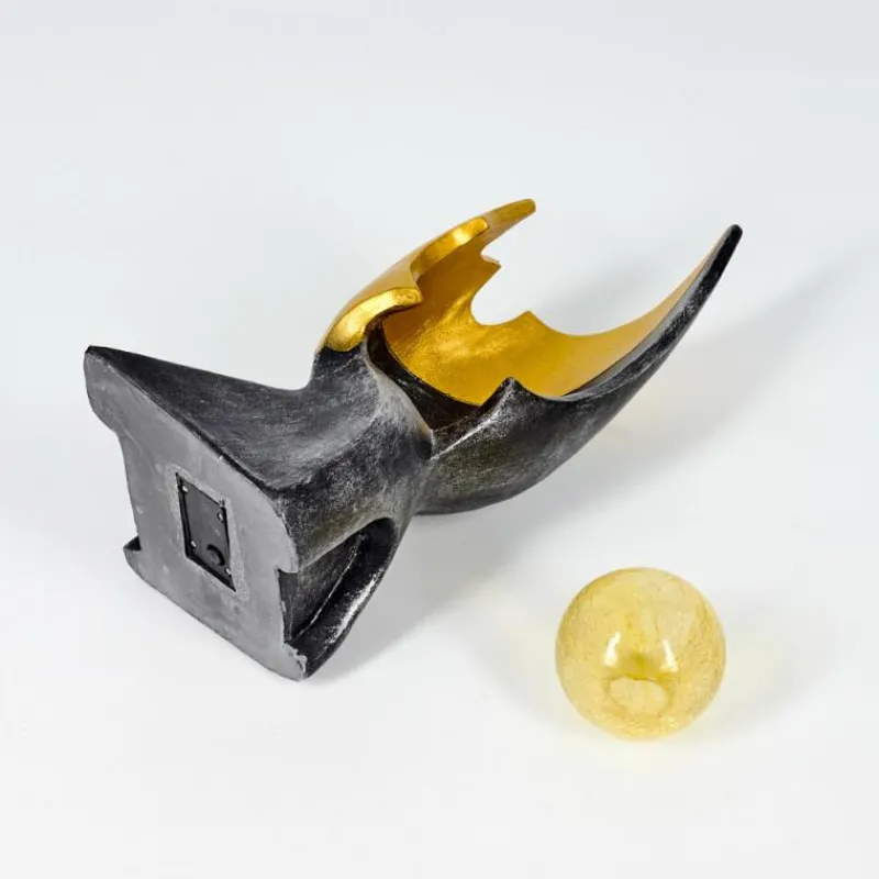 Lampes Dorées-hofstein lampe solaire Kolo LED Or, Gris, Noir, 1 lumière