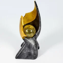 Lampes Dorées-hofstein lampe solaire Kolo LED Or, Gris, Noir, 1 lumière