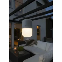 Luminaires Konstsmide lampe solaire Konstsmide Assisi LED Gris, 1 lumière