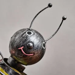 Luminaires Rustiques-hofstein lampe solaire Korro LED Noir, Argenté, 1 lumière