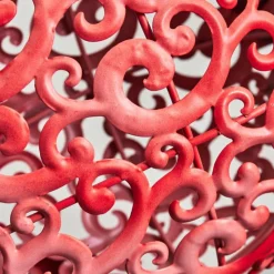 Luminaires Rustiques-hofstein lampe solaire Korro LED Rose, Noir, 1 lumière