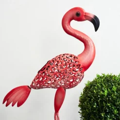 Luminaires Rustiques-hofstein lampe solaire Korro LED Rose, Noir, 1 lumière