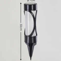 hofstein Lampe solaire Lakeland LED Anthracite, 1 lumière