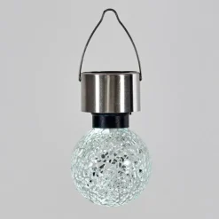 hofstein Lampe solaire Ledoux Acier inoxydable, 1 lumière