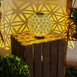 hofstein lampe solaire Leonard LED Noir, Blanc, 1 lumière