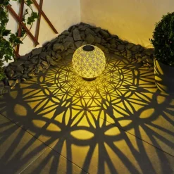 hofstein lampe solaire Leonard LED Noir, Blanc, 1 lumière