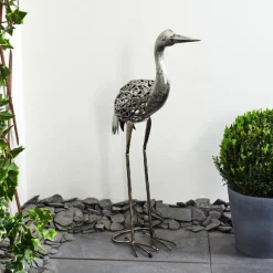 Luminaires Rustiques-hofstein lampe solaire Linduri LED Argenté, 1 lumière