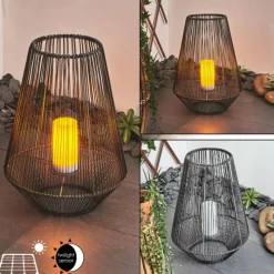 hofstein lampe solaire Mendola LED Gris, 1 lumière