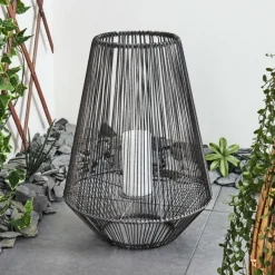 hofstein lampe solaire Mendola LED Gris, 1 lumière