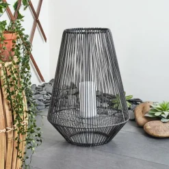 hofstein lampe solaire Mendola LED Gris, 1 lumière