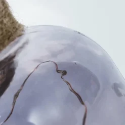 Suspension Verre Fumé-hofstein lampe solaire Moliitsi LED Brun, Fumée, 10 lumières