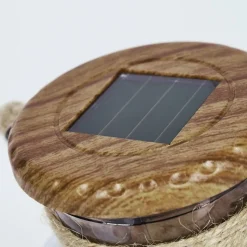 Suspension Verre Fumé-hofstein lampe solaire Moliitsi LED Brun, Fumée, 10 lumières