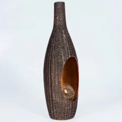 Luminaires Orientaux-hofstein lampe solaire Otterstad LED Brun, Or, 1 lumière