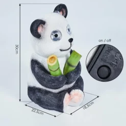 Luminaires Rustiques-hofstein lampe solaire Pandia LED Vert, Rose, Noir, Blanc, 2 lumières