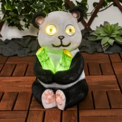 Luminaires Rustiques-hofstein lampe solaire Pandia LED Vert, Rose, Noir, Blanc, 2 lumières