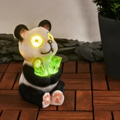 Luminaires Rustiques-hofstein lampe solaire Pandia LED Vert, Rose, Noir, Blanc, 2 lumières