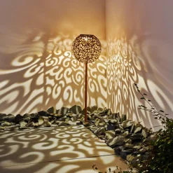 Lampes À Boules-hofstein lampe solaire Paradiski LED Rouille, 1 lumière