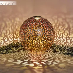 Luminaires Rustiques-hofstein lampe solaire Paradiski LED Cuivre, Argenté, 1 lumière