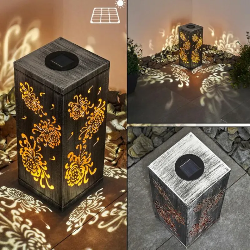 hofstein lampe solaire Parikia LED Argenté, 1 lumière