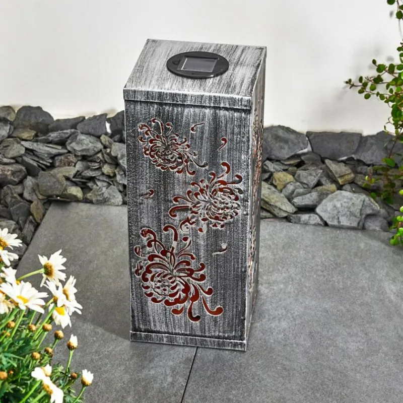 hofstein lampe solaire Parikia LED Argenté, 1 lumière