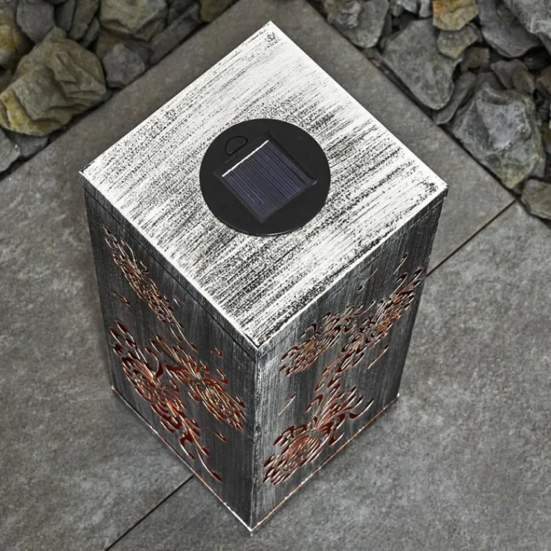 hofstein lampe solaire Parikia LED Argenté, 1 lumière