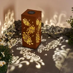 hofstein lampe solaire Parikia LED Brun, 1 lumière