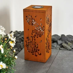 hofstein lampe solaire Parikia LED Brun, 1 lumière