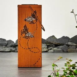 Luminaires Orientaux-hofstein lampe solaire Parikia LED Rouille, 1 lumière