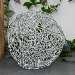 Lampes À Boules-hofstein lampe solaire Rapallo LED Argenté, 30 lumières