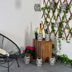 hofstein lampe solaire Roanoke LED Gris, 1 lumière