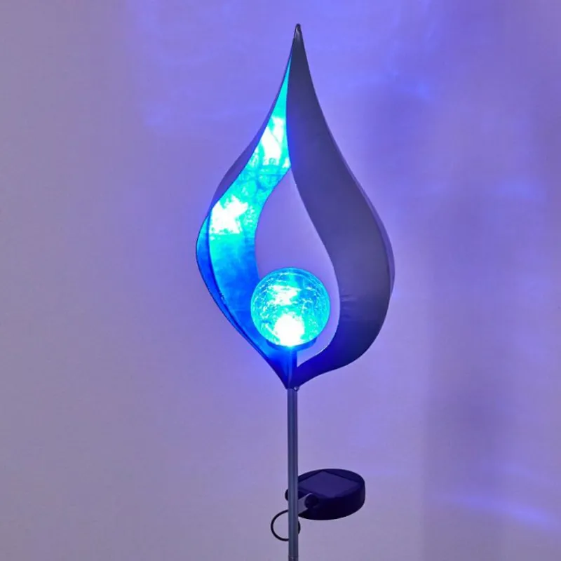 Luminaires Rustiques-hofstein lampe solaire Rovinj LED Argenté, 1 lumière